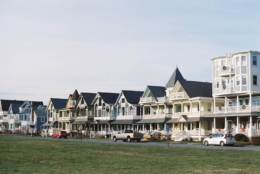 Victorian Houses in Ocean Grove, New Jersey