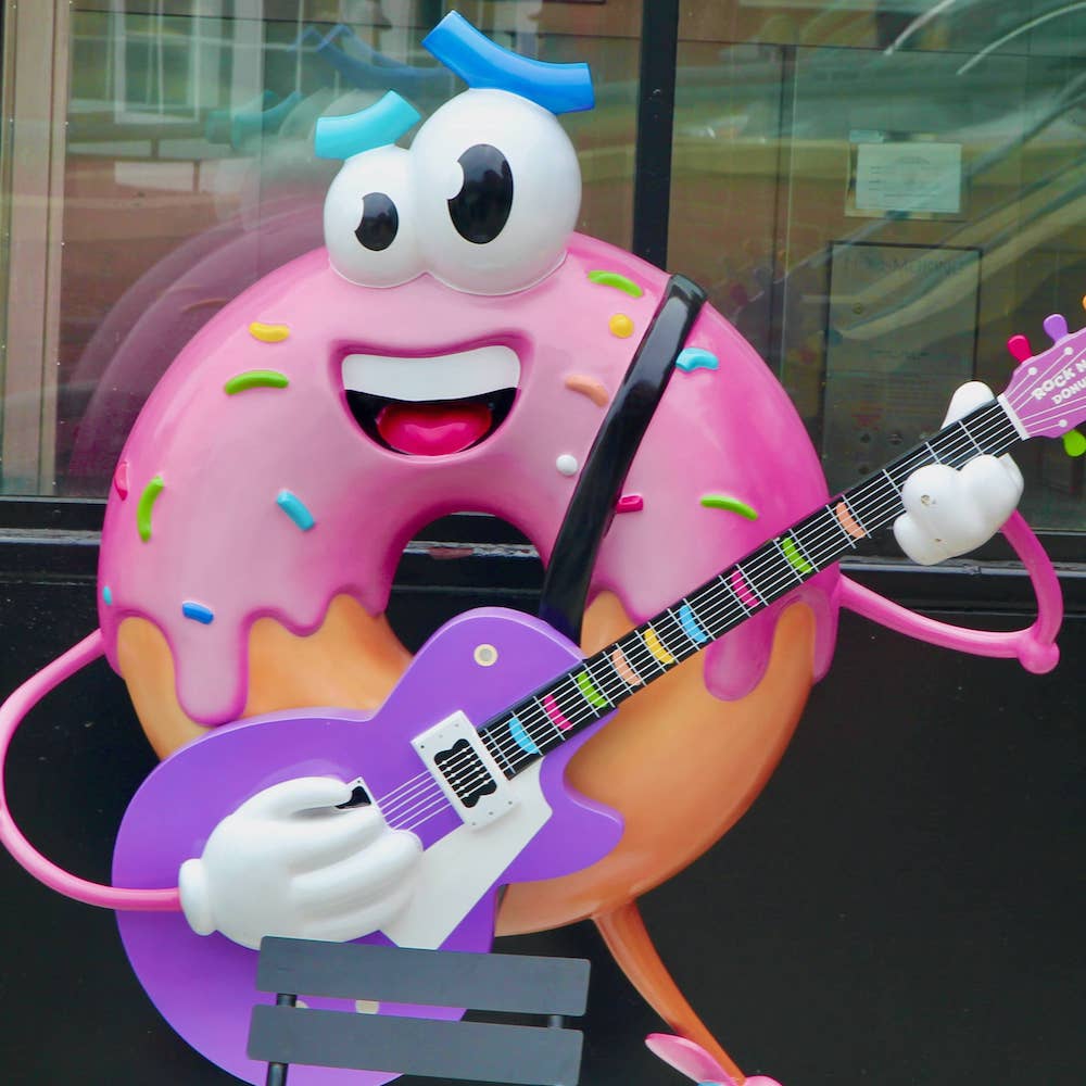 Digital Photo 2, Donut with Guitar