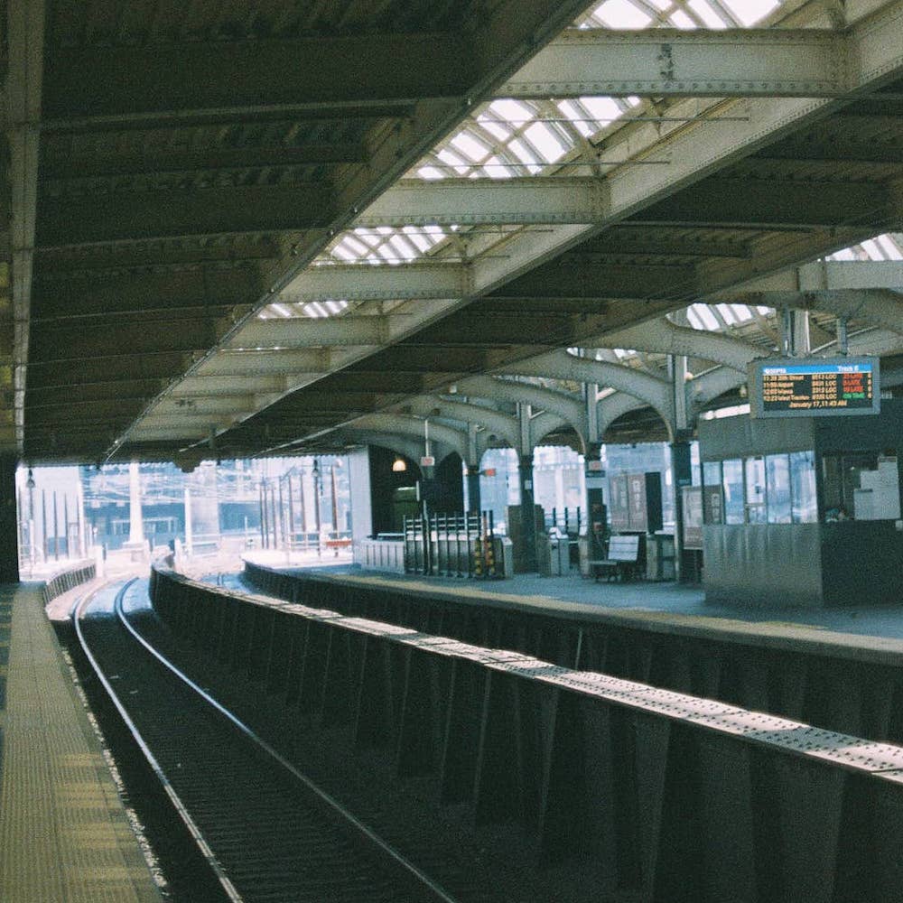 Film Photo 1, Large Train Station